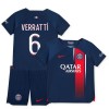 Oficiální Fotbalový Dres Paris Saint-Germain 2023-24 Verratti 6 Domácí pro Děti